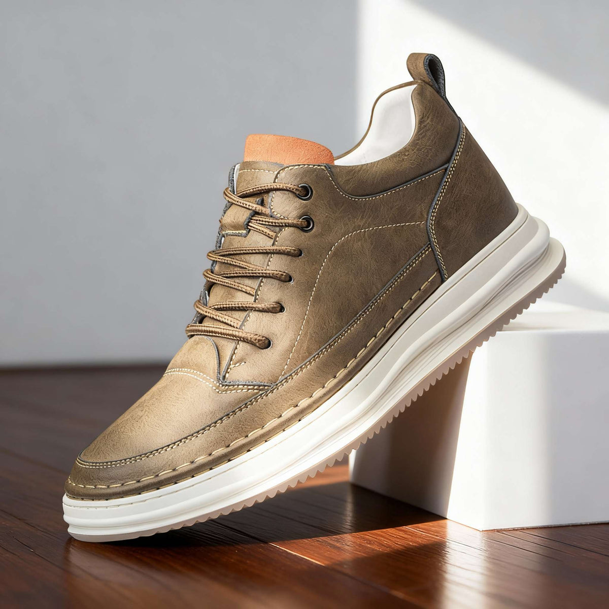 Zane Leather Sneakers - Men's