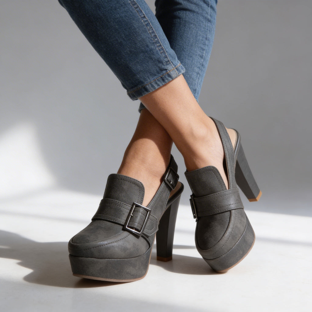 Florence Platform Heels - Women's in brown