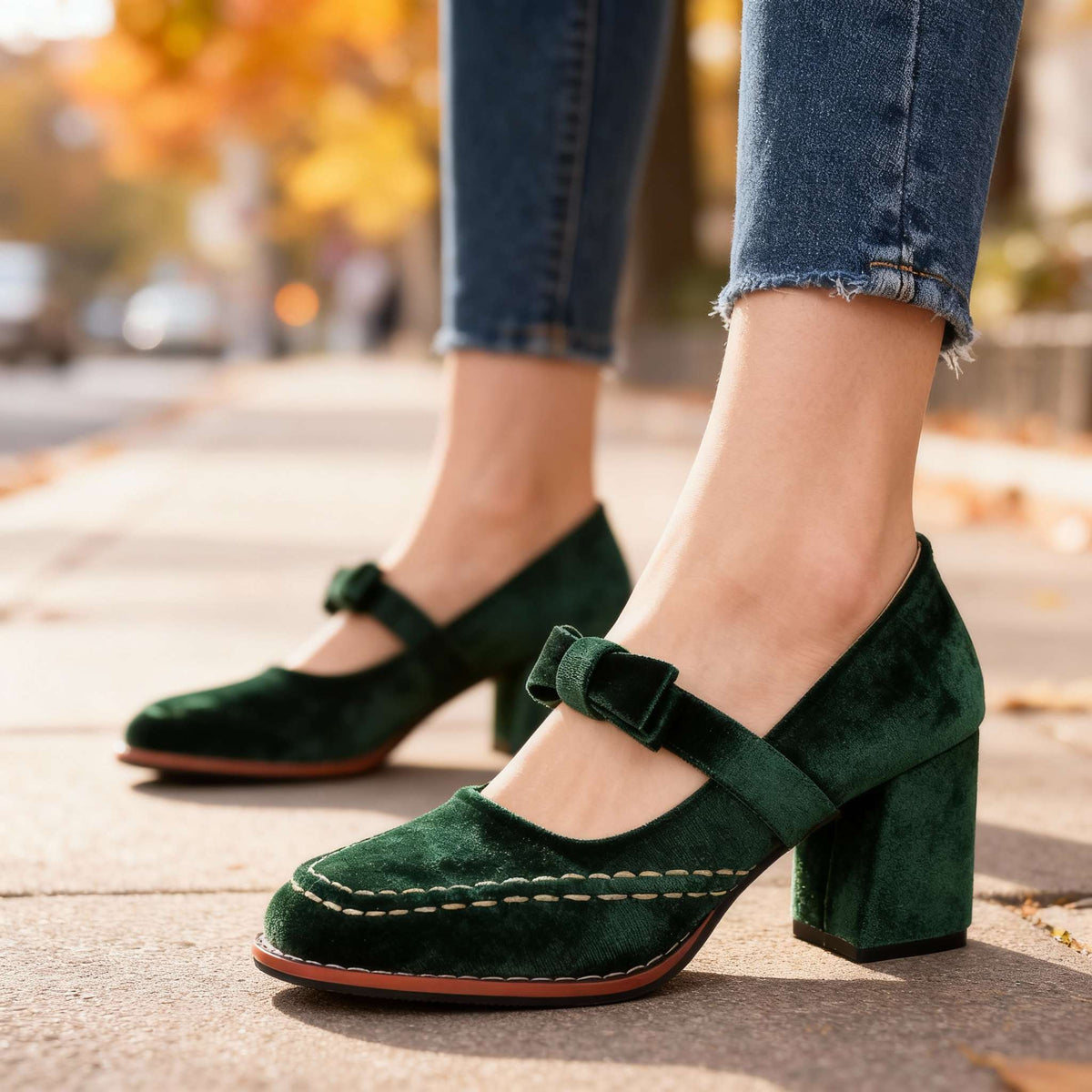 Marlowe Velvet Loafers - Women's in pink