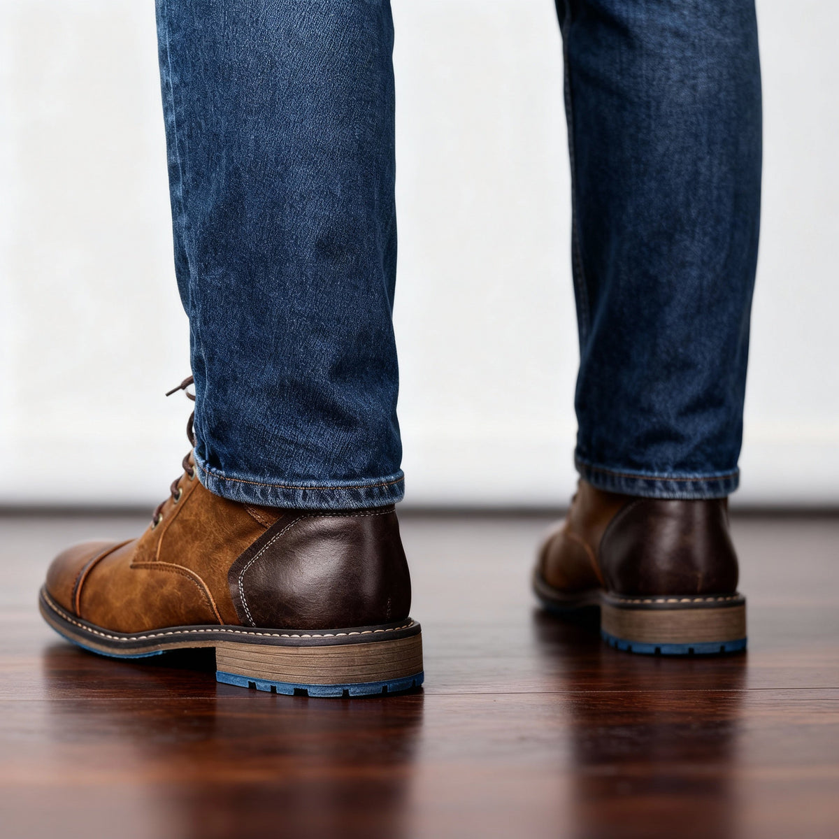 Bexley Combat Boots - Men's in saddle brown