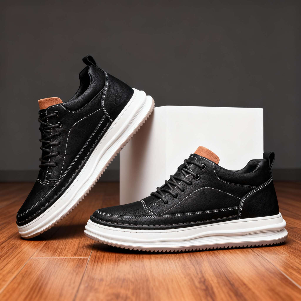 Zane Leather Sneakers - Men's