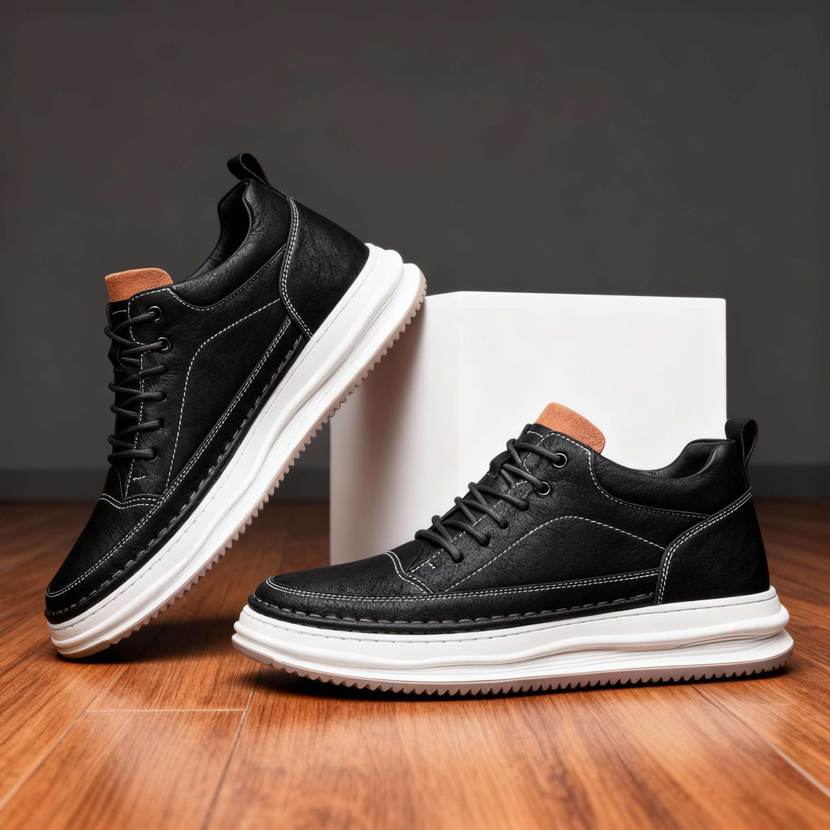 Zane Leather Sneakers - Men's