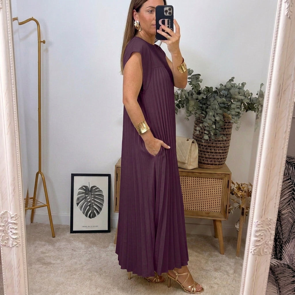 Elsie Everyday Midi Dress - Women's in brown