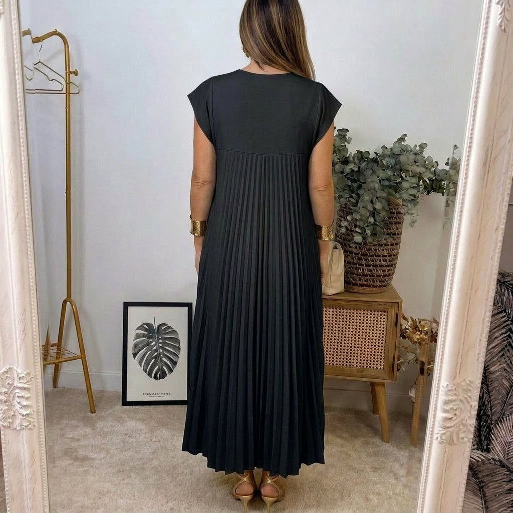 Elsie Everyday Midi Dress - Women's in black