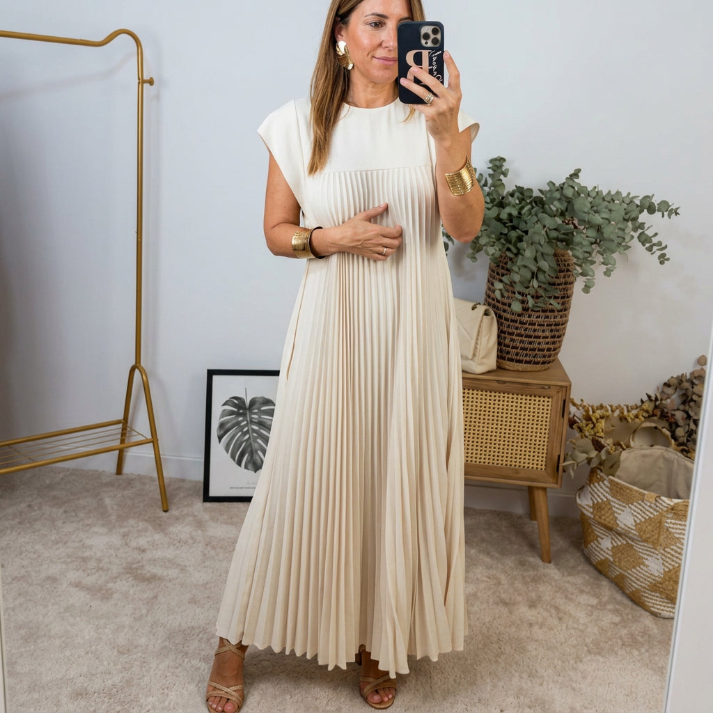 Elsie Everyday Midi Dress - Women's in gray