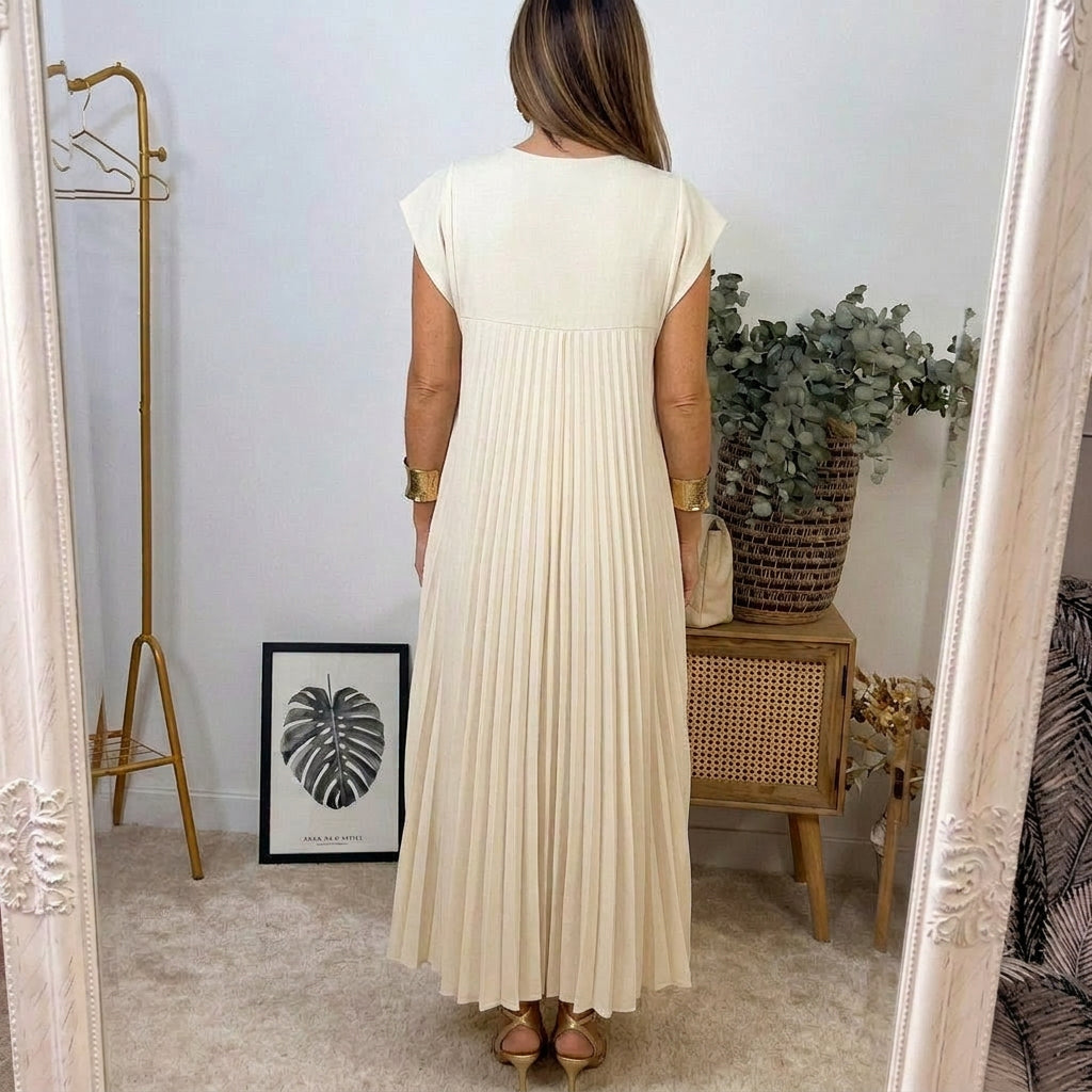Elsie Everyday Midi Dress - Women's in gray
