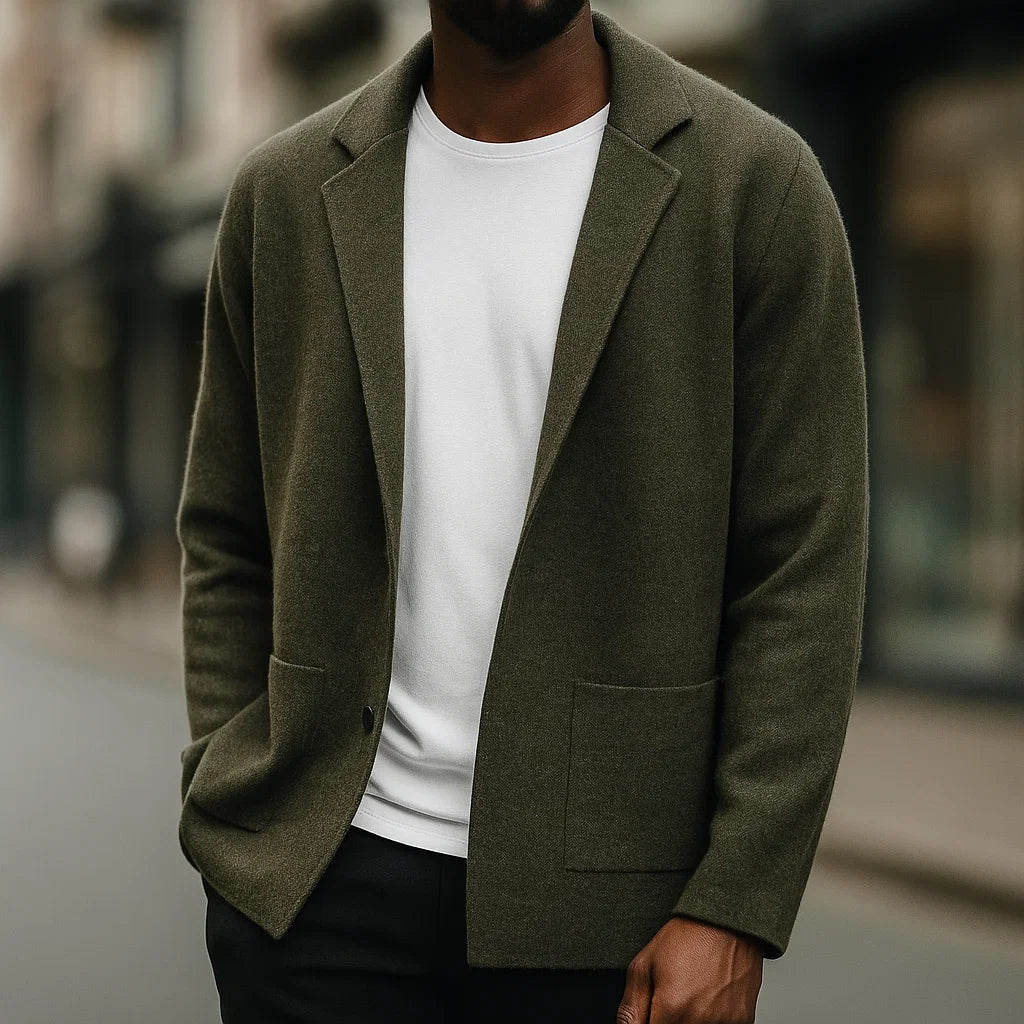 Pemberton Cashmere Cardigan - Unisex in beige