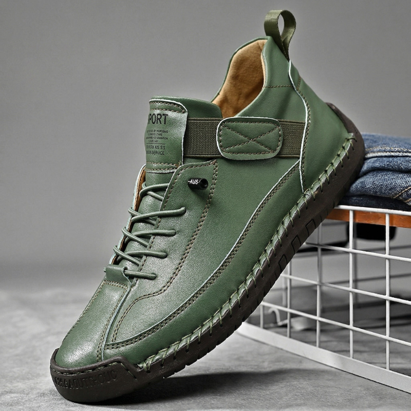 Calder Handmade Leather Sneakers - Men's