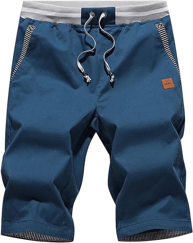 Cotton Mercer Shorts - Unisex in sky blue