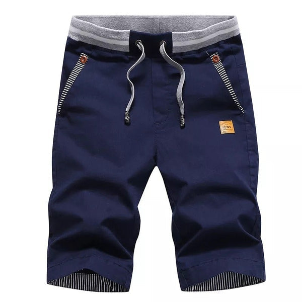 Cotton Mercer Shorts - Unisex in navy