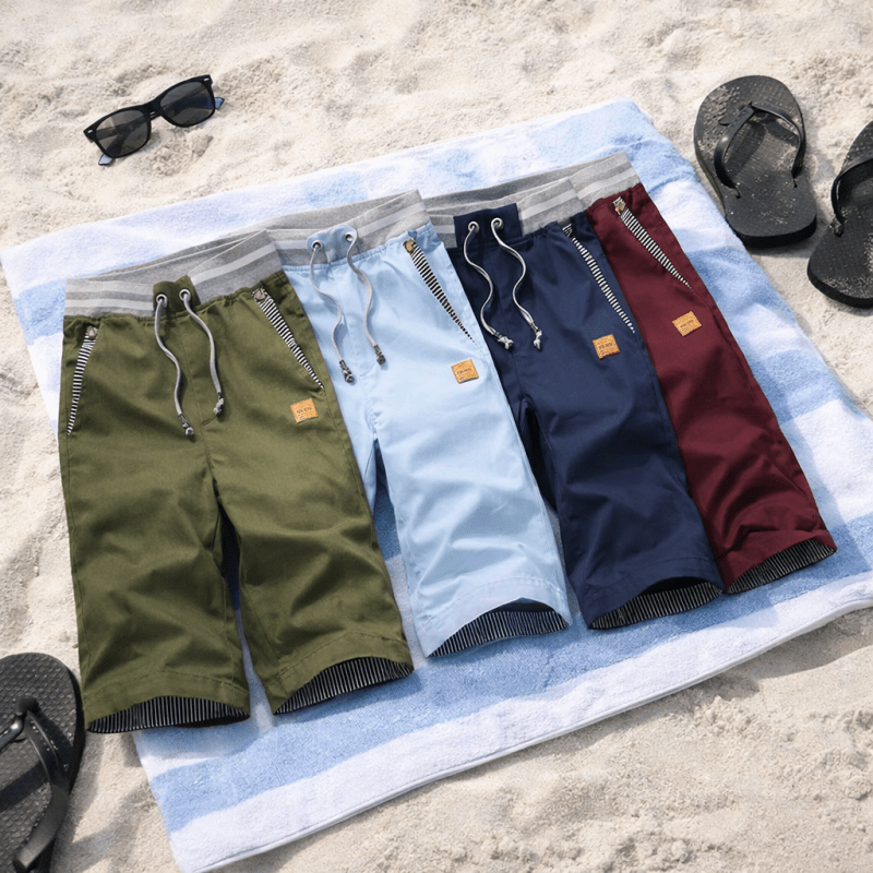Cotton Mercer Shorts - Unisex in navy