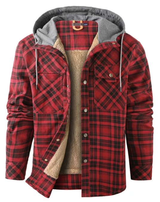 Cotton Hugo Jacket - Unisex in ivar blue
