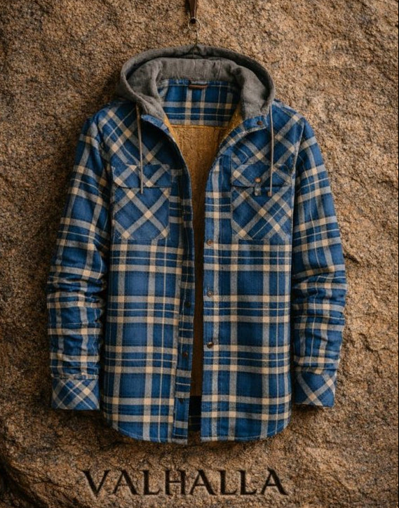 Cotton Hugo Jacket - Unisex in ragnar blue