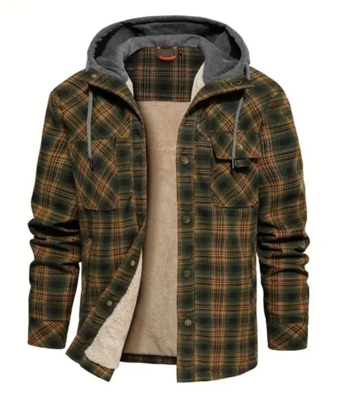 Cotton Hugo Jacket - Unisex in nordic brown
