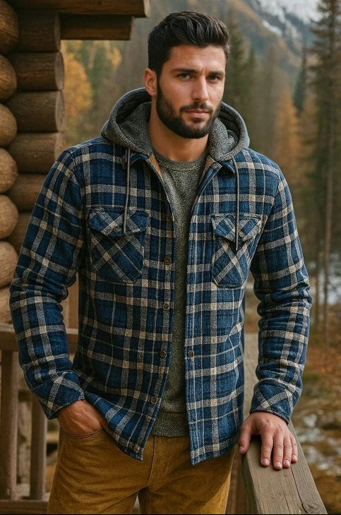 Cotton Hugo Jacket - Unisex in nordic brown