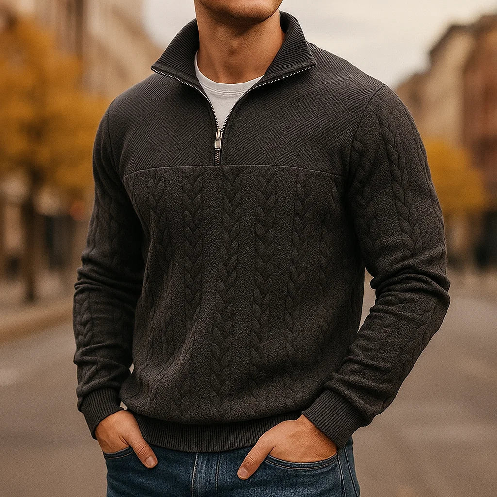 Everett Luxe Sweatshirt - Men's in black