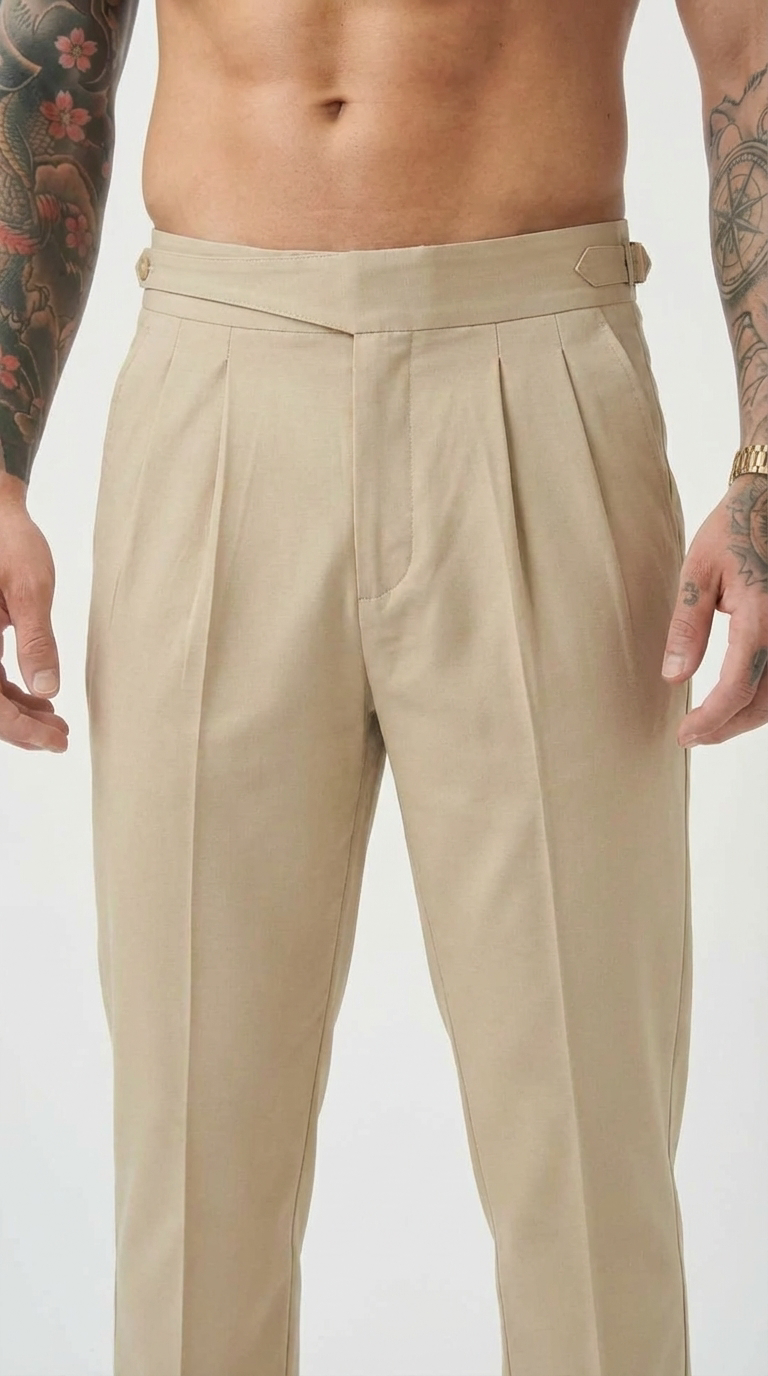 Cotton Lockhart Pants - Unisex - Cream