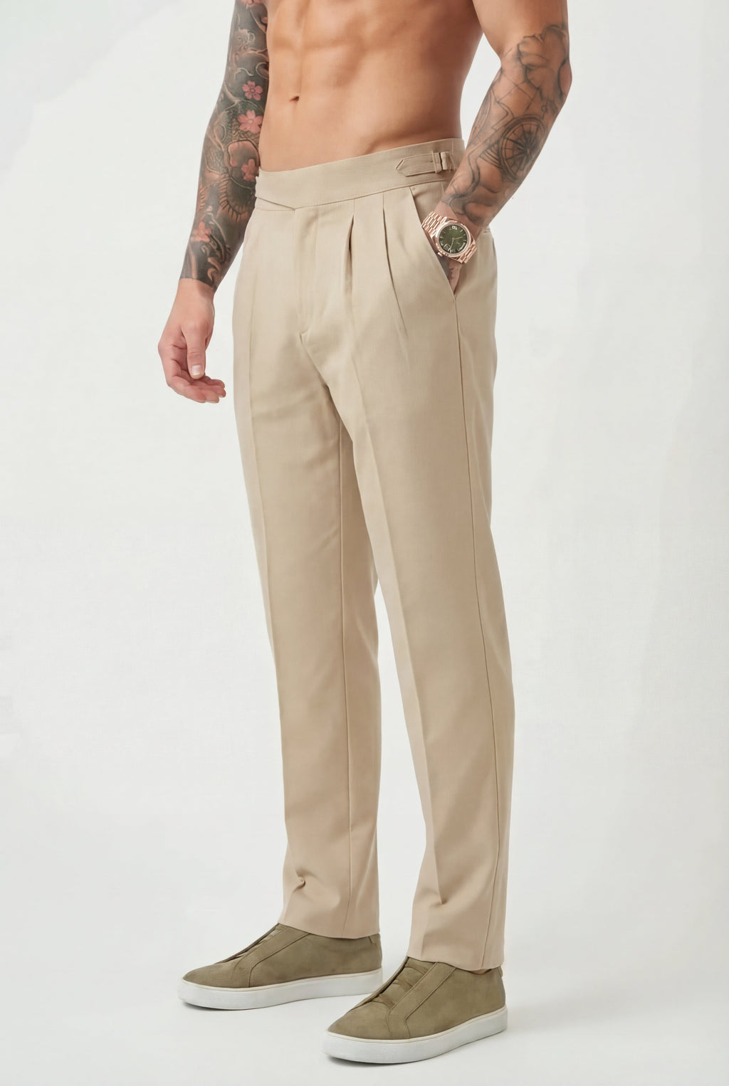Cotton Lockhart Pants - Unisex - Cream