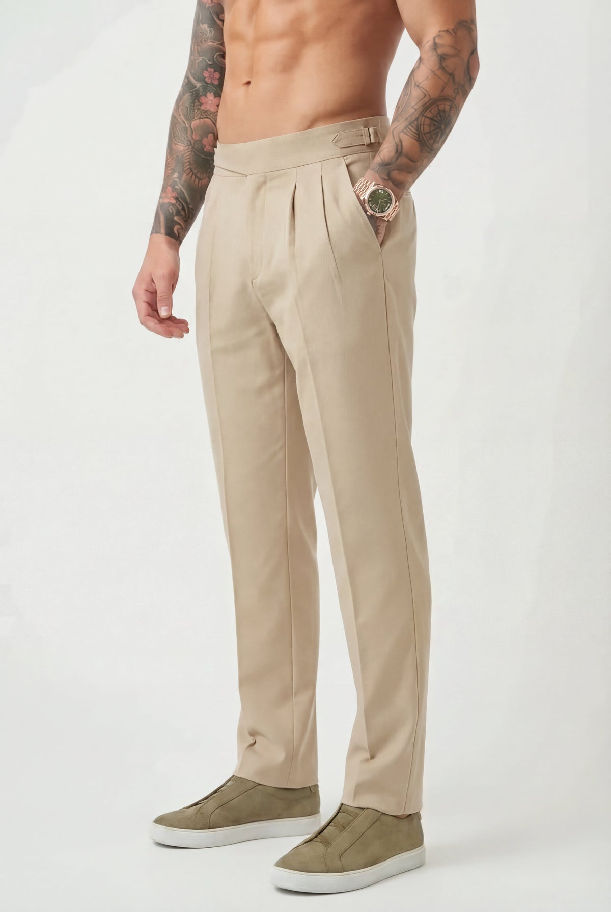 Cotton Lockhart Pants - Unisex - Cream