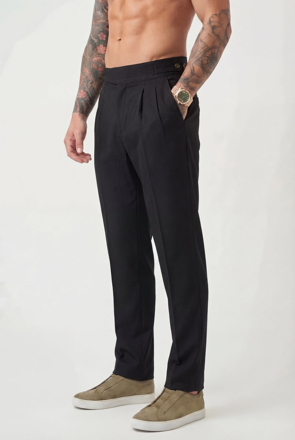 Cotton Lockhart Pants - Unisex - Black