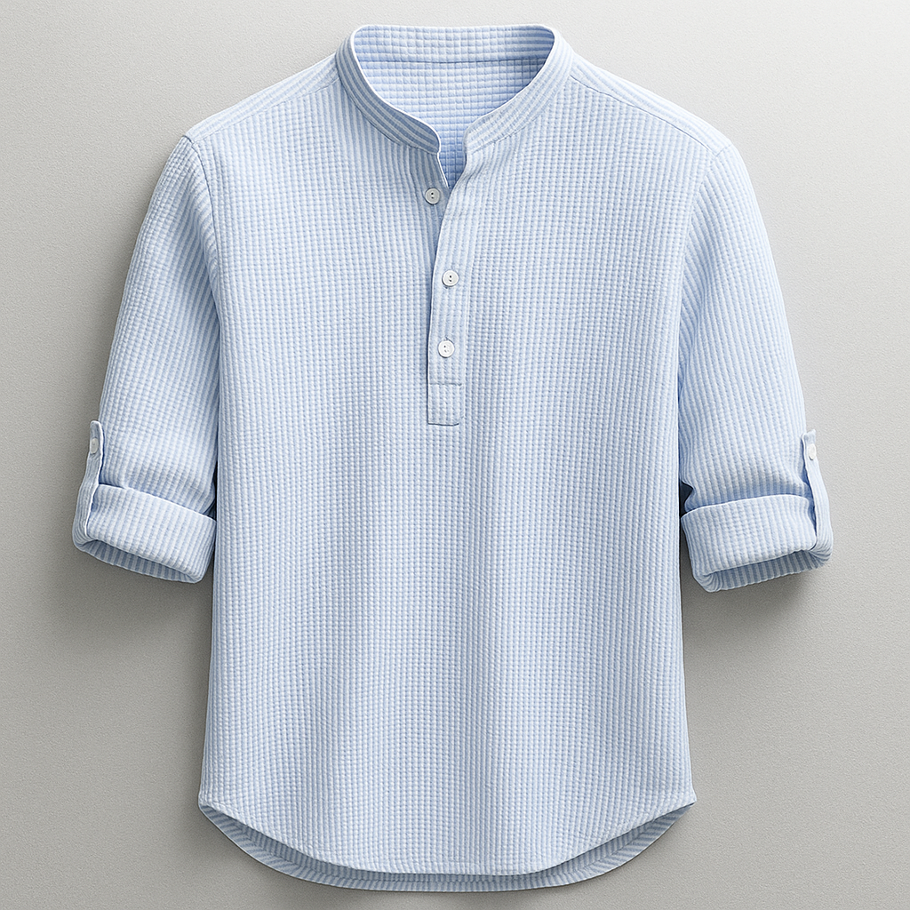Felix Henley Shirt - Men's in blue