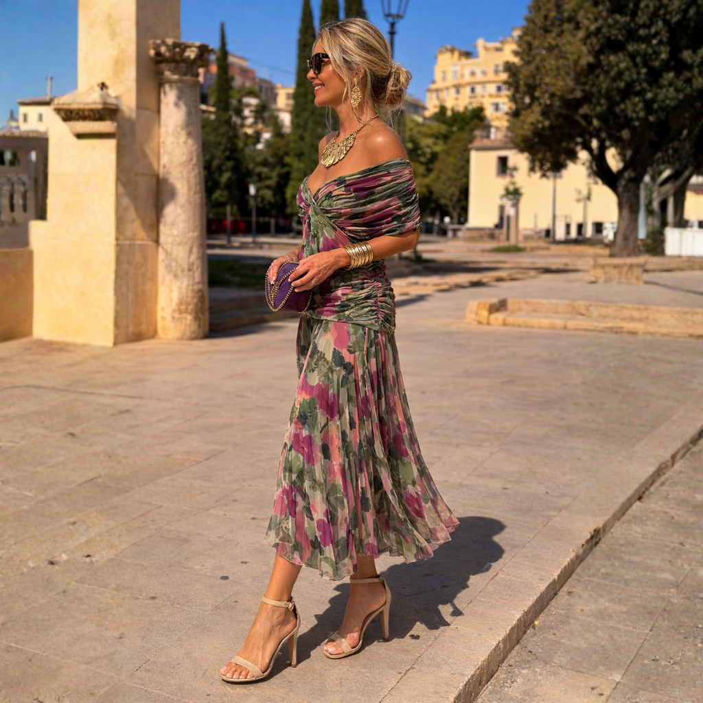 Archer Flow Maxi Dress - Women's in dark green