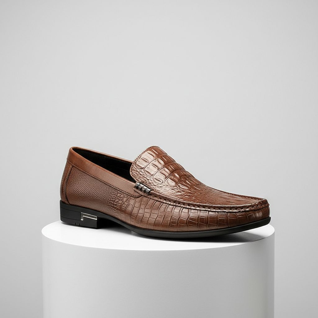 Ashford Leather Loafers - Men's in brown