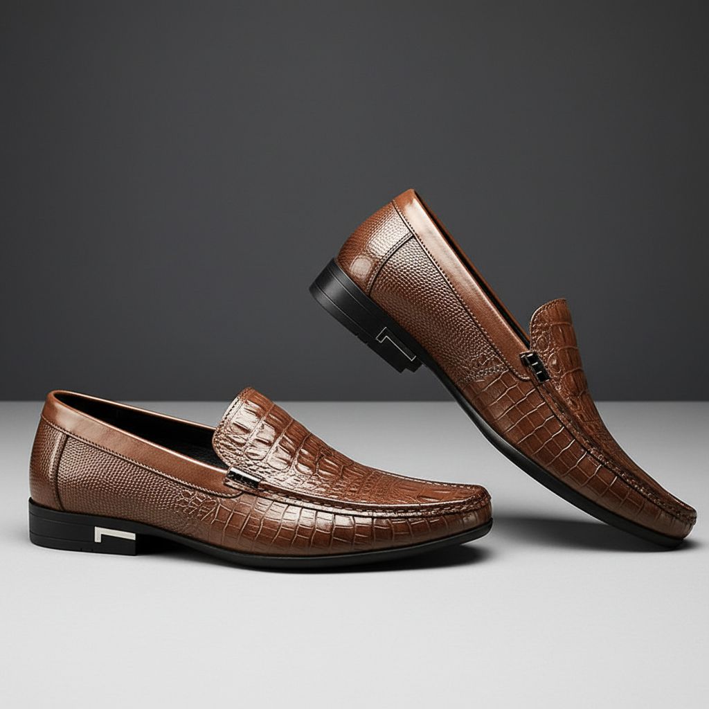 Ashford Leather Loafers - Men's in brown