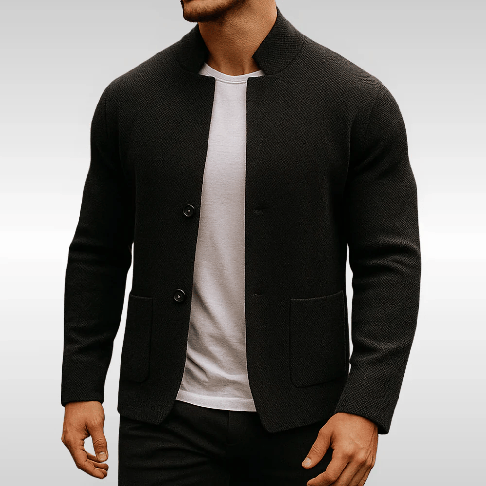 Givalli Refined Cardigan - Unisex in black