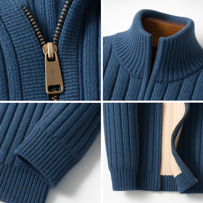 Pemberton Cashmere Cardigan - Unisex - Blue in blue