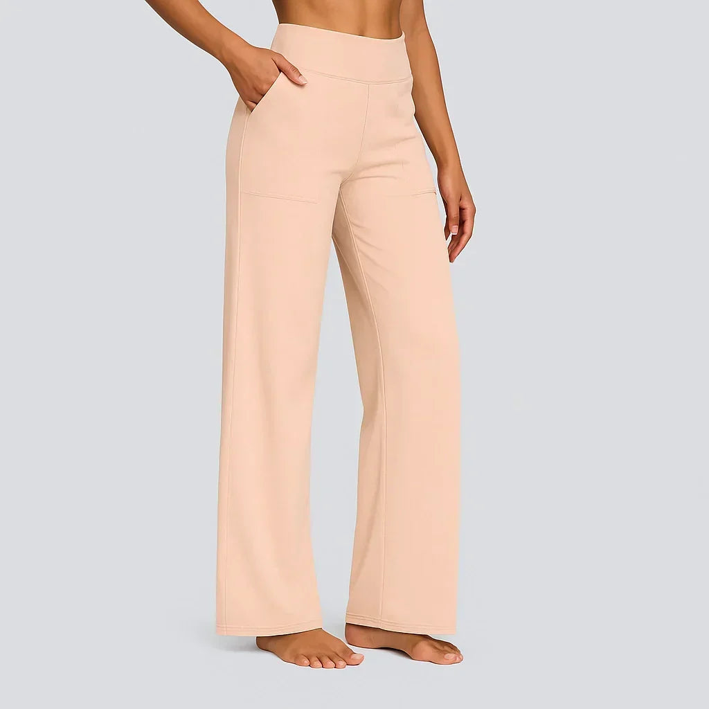 Vivienne Stretch Pants - Unisex in white