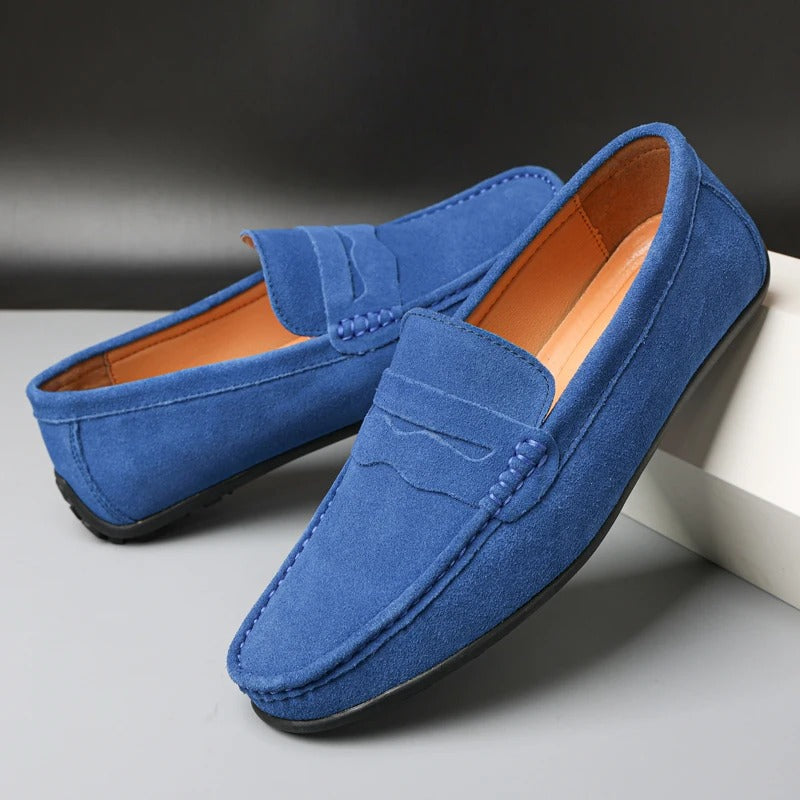 Le Dreux Suede Loafers - Men's