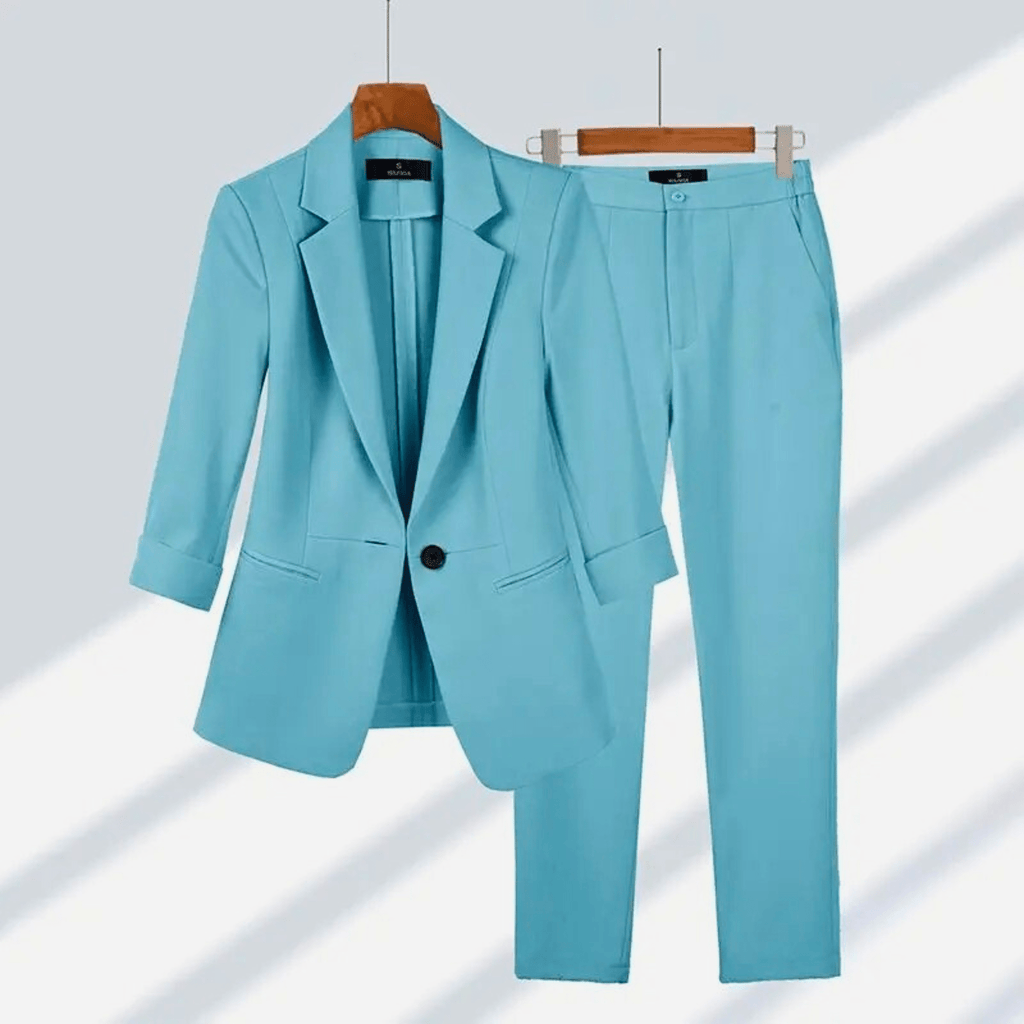 Elsie Tailored Suit - Women's in cream