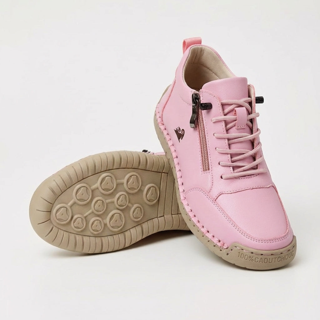 Nina Cushioned Sneakers - Women's in white