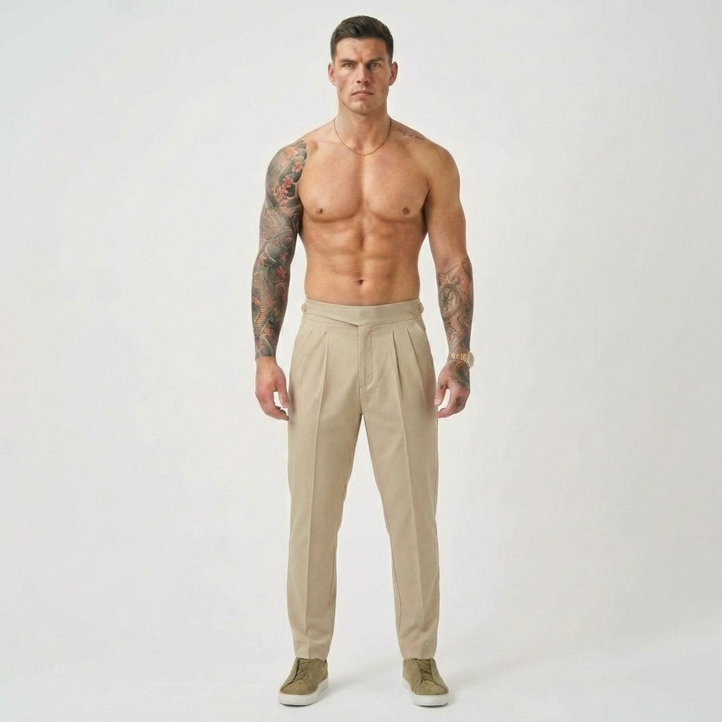 Cotton Lockhart Pants - Unisex - Cream