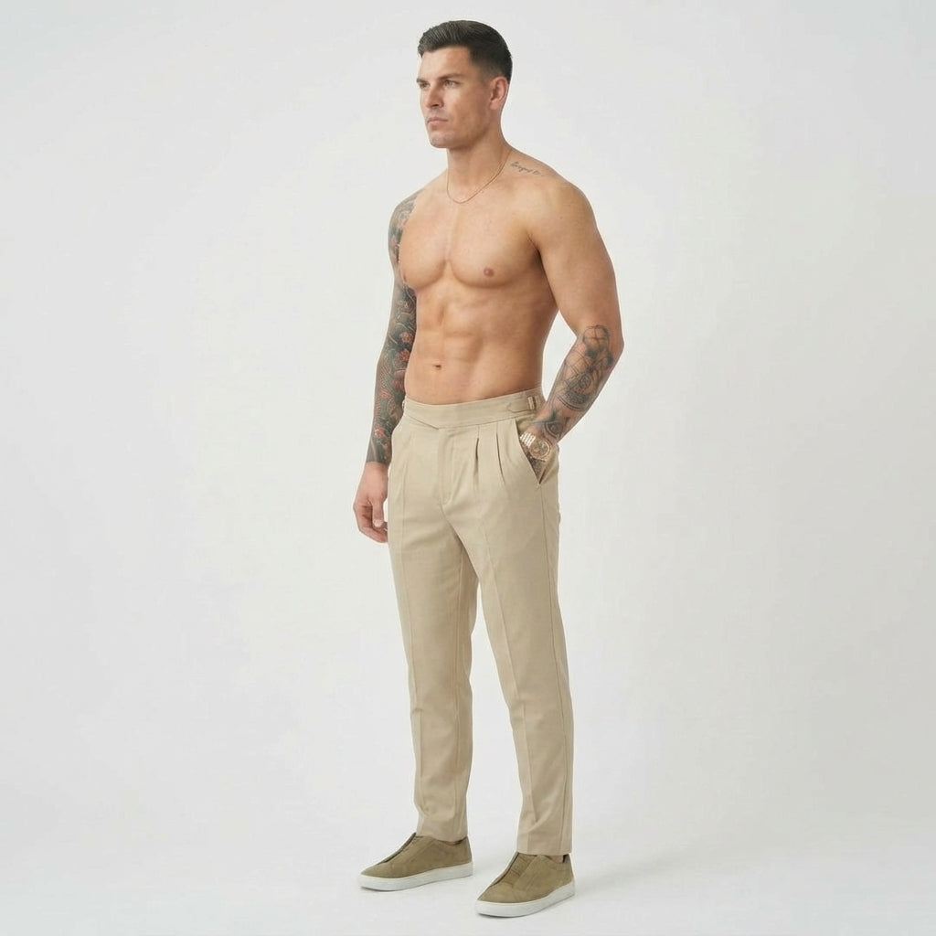 Cotton Lockhart Pants - Unisex - Cream