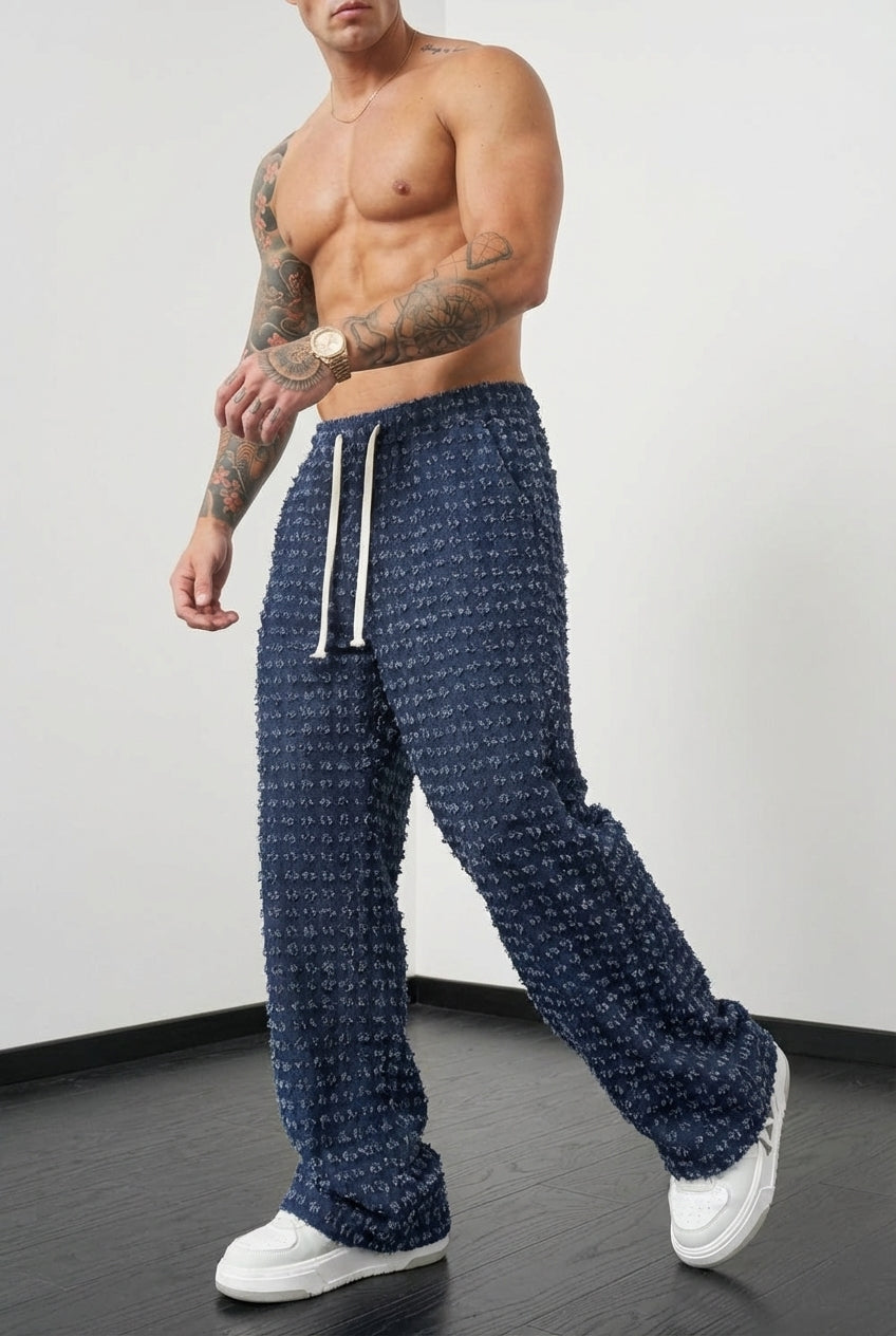 Veazie Distressed Pants - Unisex in black