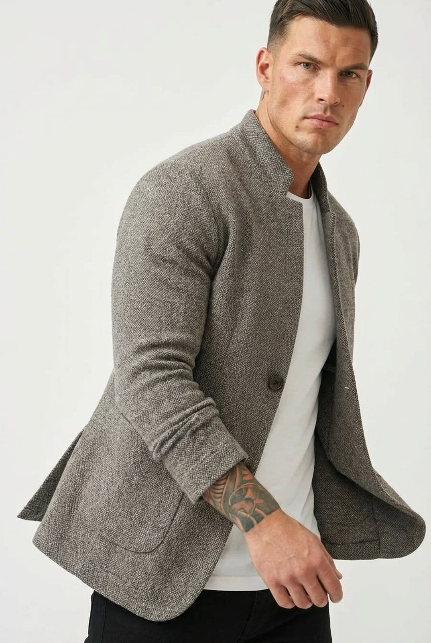 Givalli Refined Cardigan - Unisex in gray
