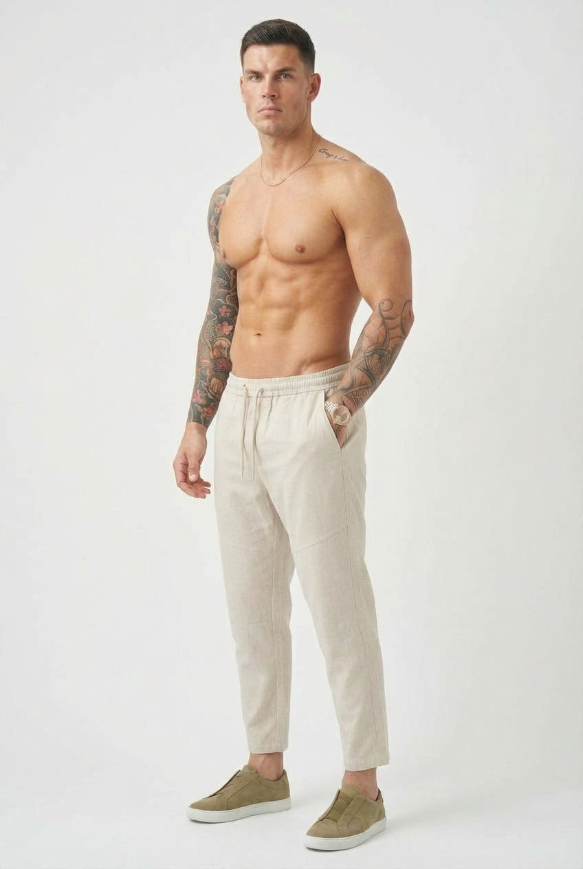 Kyoto Linen Shorts - Men's in blue