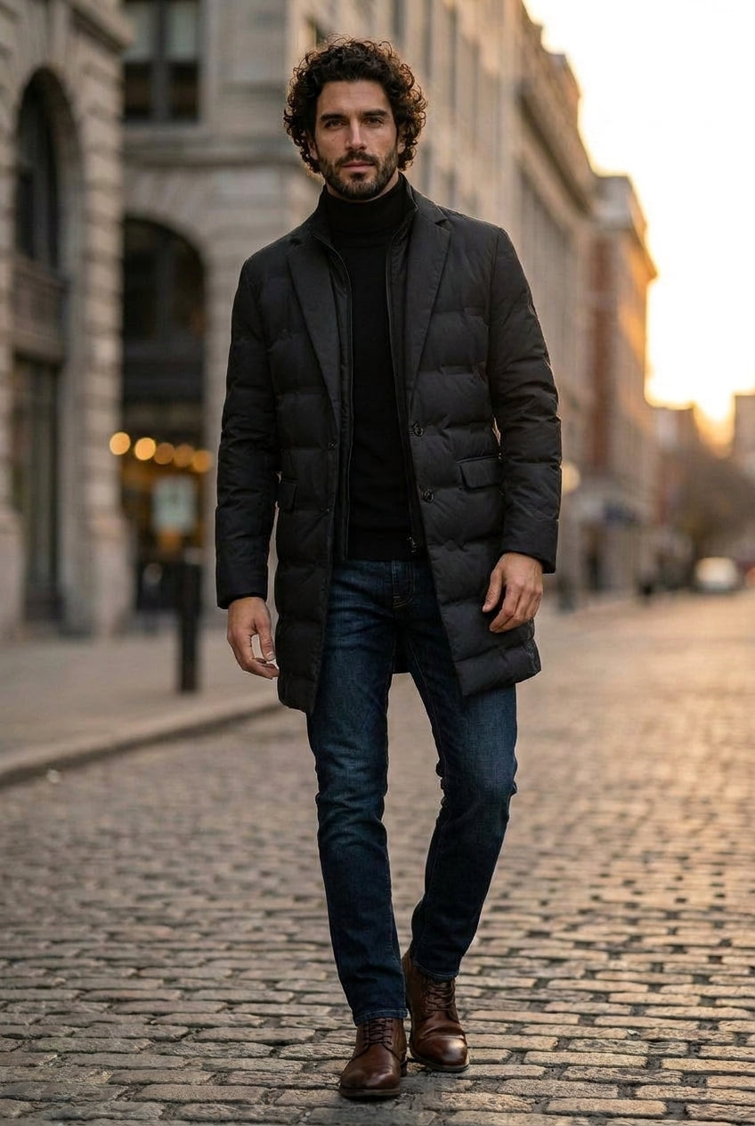 Marco Bianchi Windbreaker - Men's in black