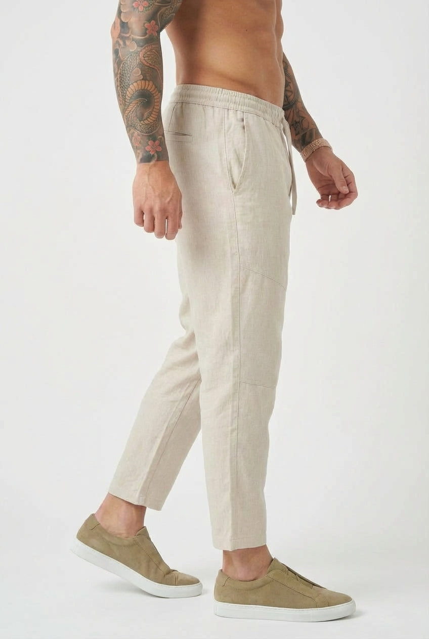 Kyoto Linen Shorts - Men's in blue