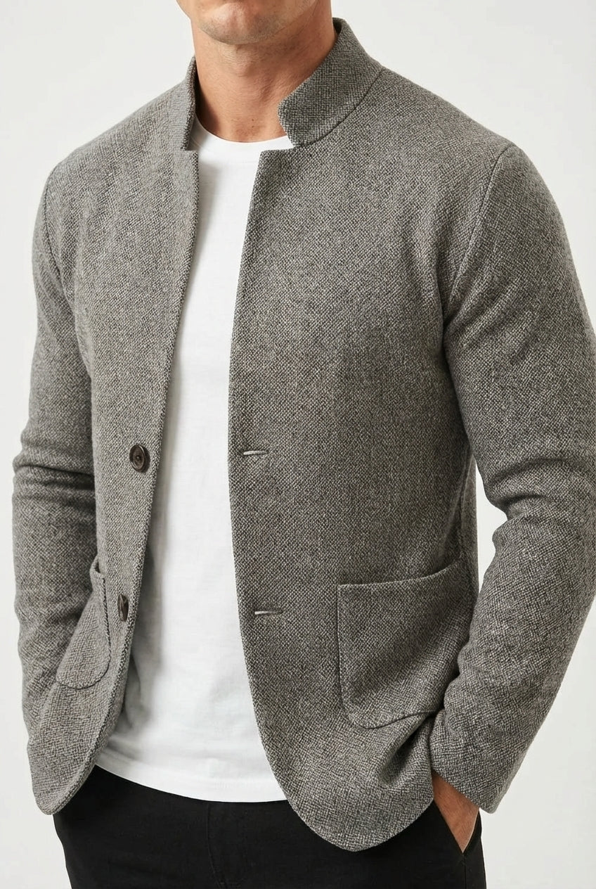 Givalli Refined Cardigan - Unisex in gray