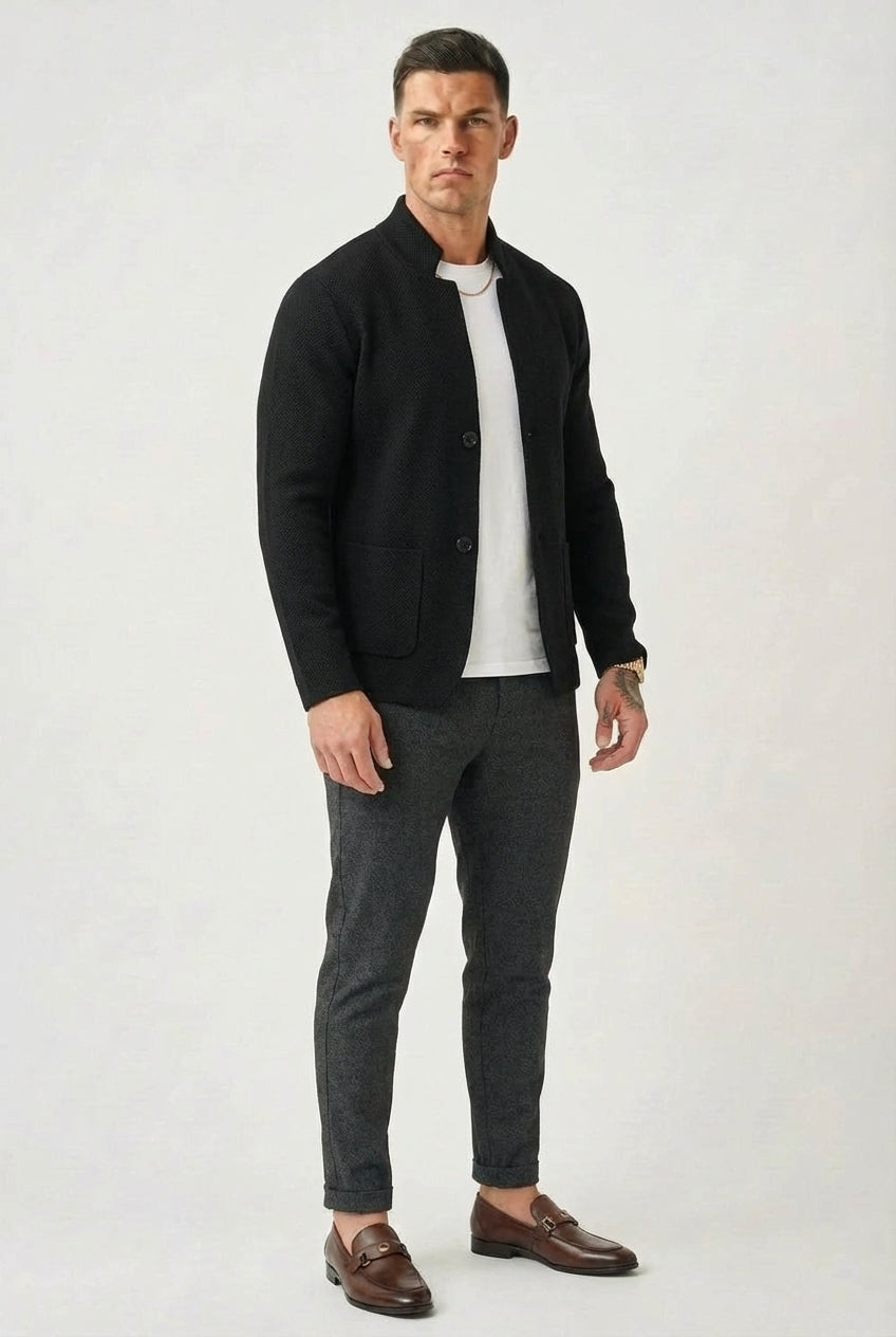 Givalli Refined Cardigan - Unisex in gray