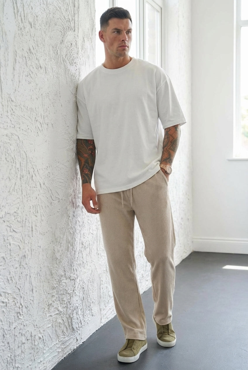 Monaco Relaxed Knit Pants - Unisex in green