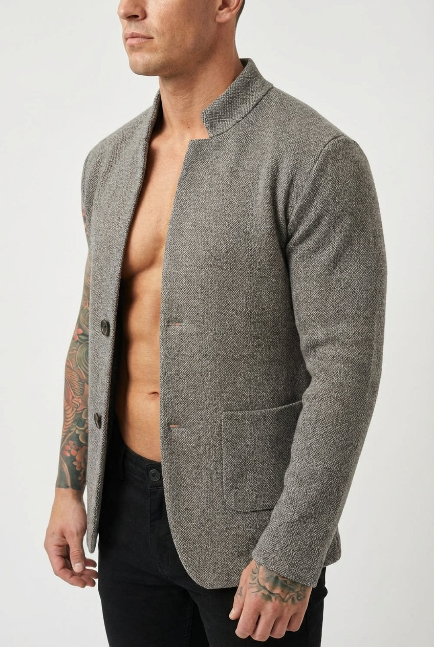 Givalli Refined Cardigan - Unisex in gray