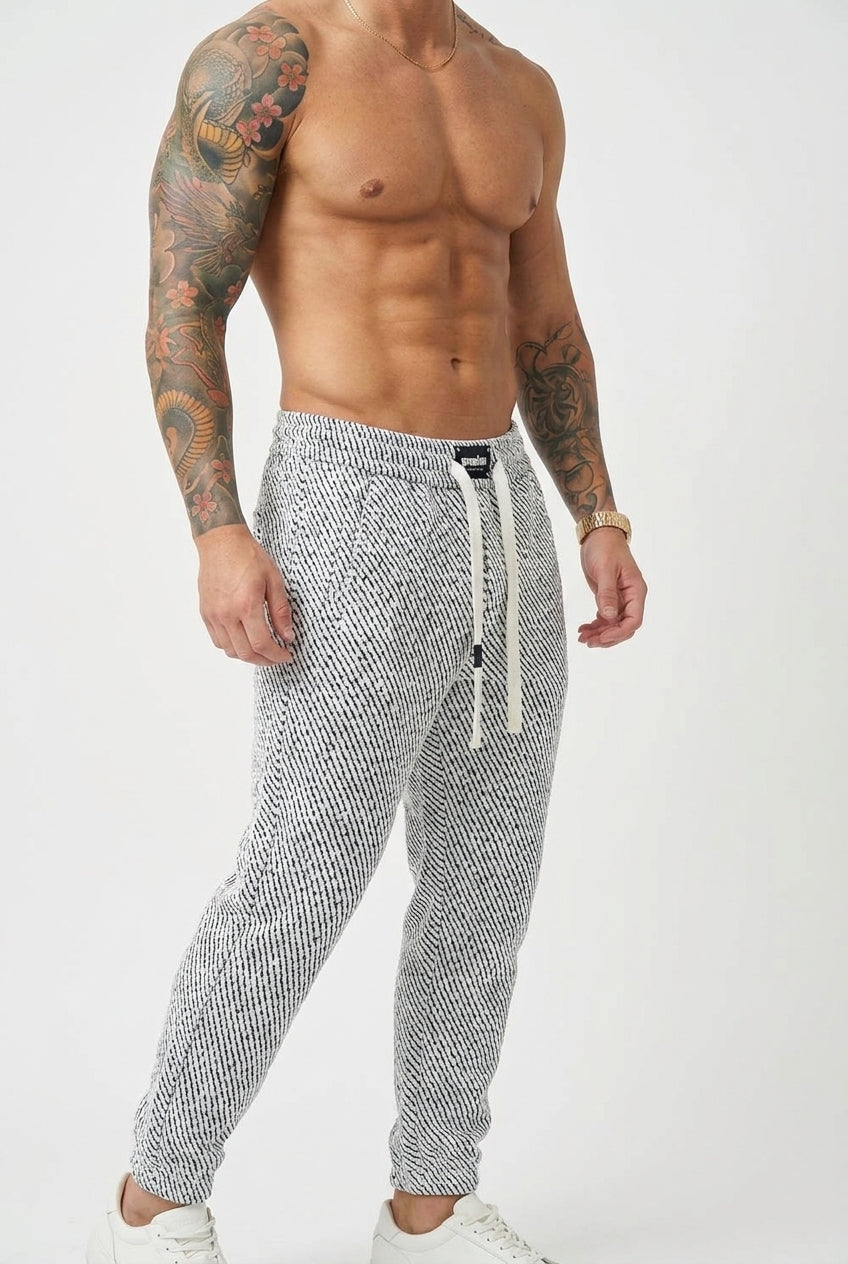 Emberon Tapered Joggers - Unisex in silver