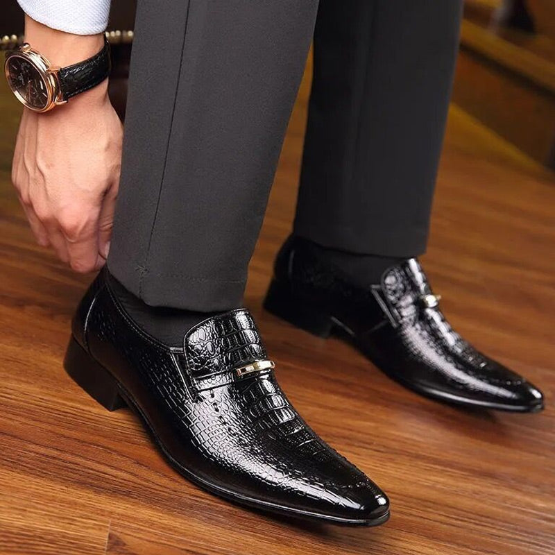 Sterling Croc Shoes - Men's in black