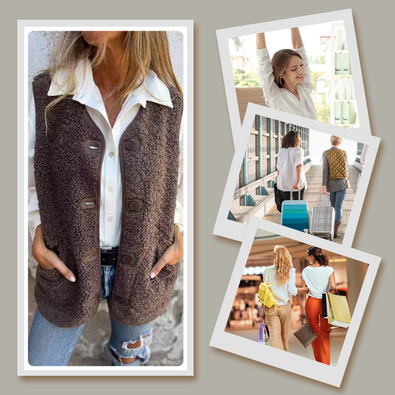 Lawson Padded Gilet - Unisex in red