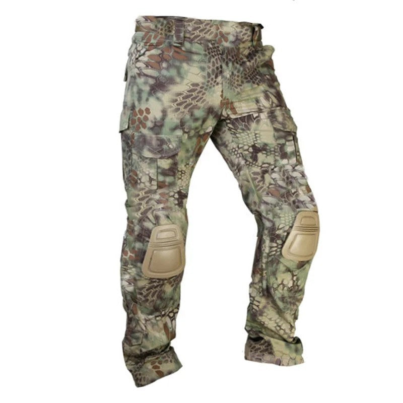 Maximilian Tactical Pants - Unisex in camouflage green