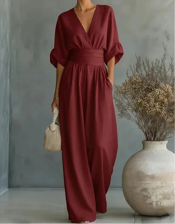 Hayes Wide-Leg Jumpsuit - Women's in white